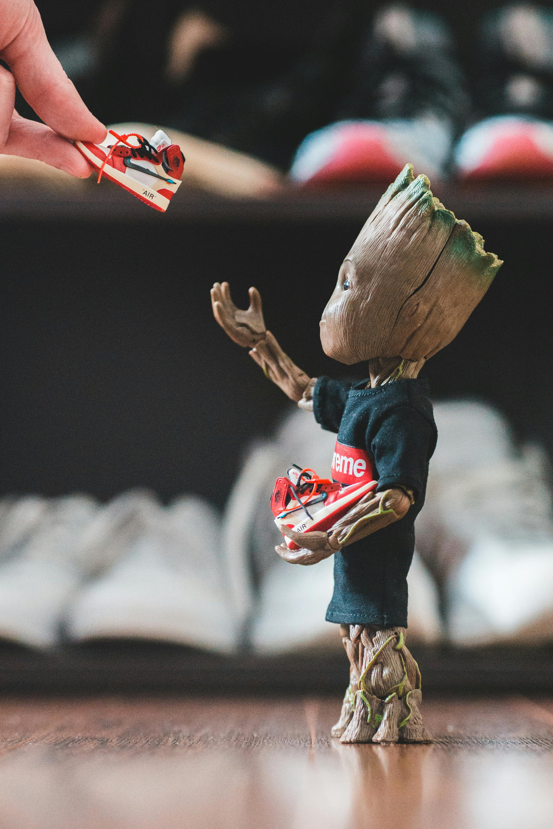 groot jordan 1 sneakers 